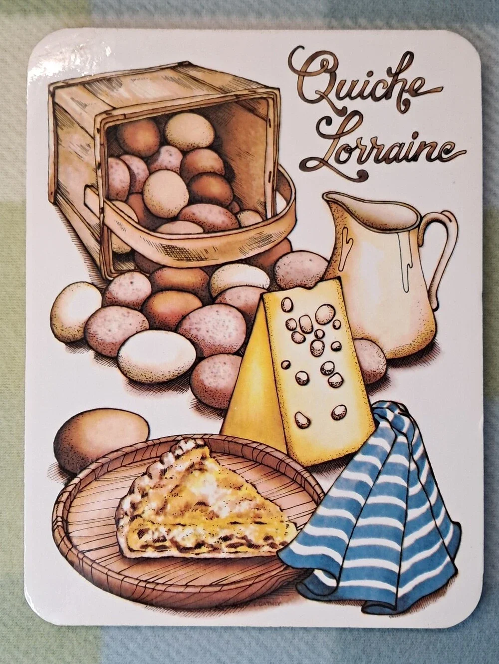Vintage Potpourri Press Cork Wall Trivet Set of 4 Table Trivets Wall Decor